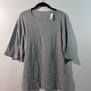 Eddie Bauer Men's Heather Gray Short Sleeve Tee